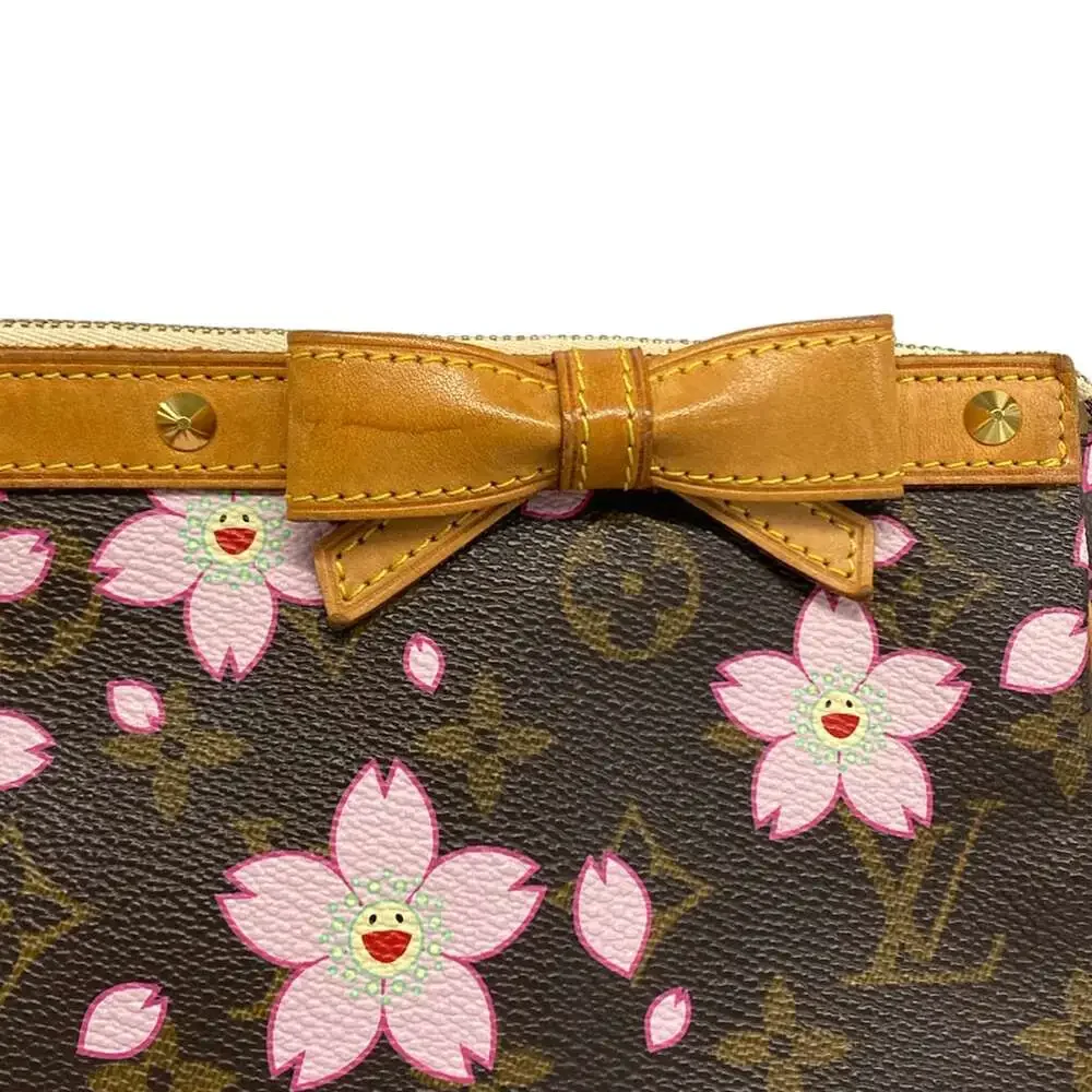 Louis Vuitton Pochette Accessoires Monogram Cherry Blossom Handbag M92006